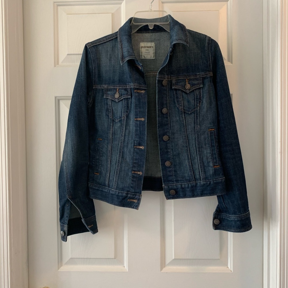 Dark wash jean jacket